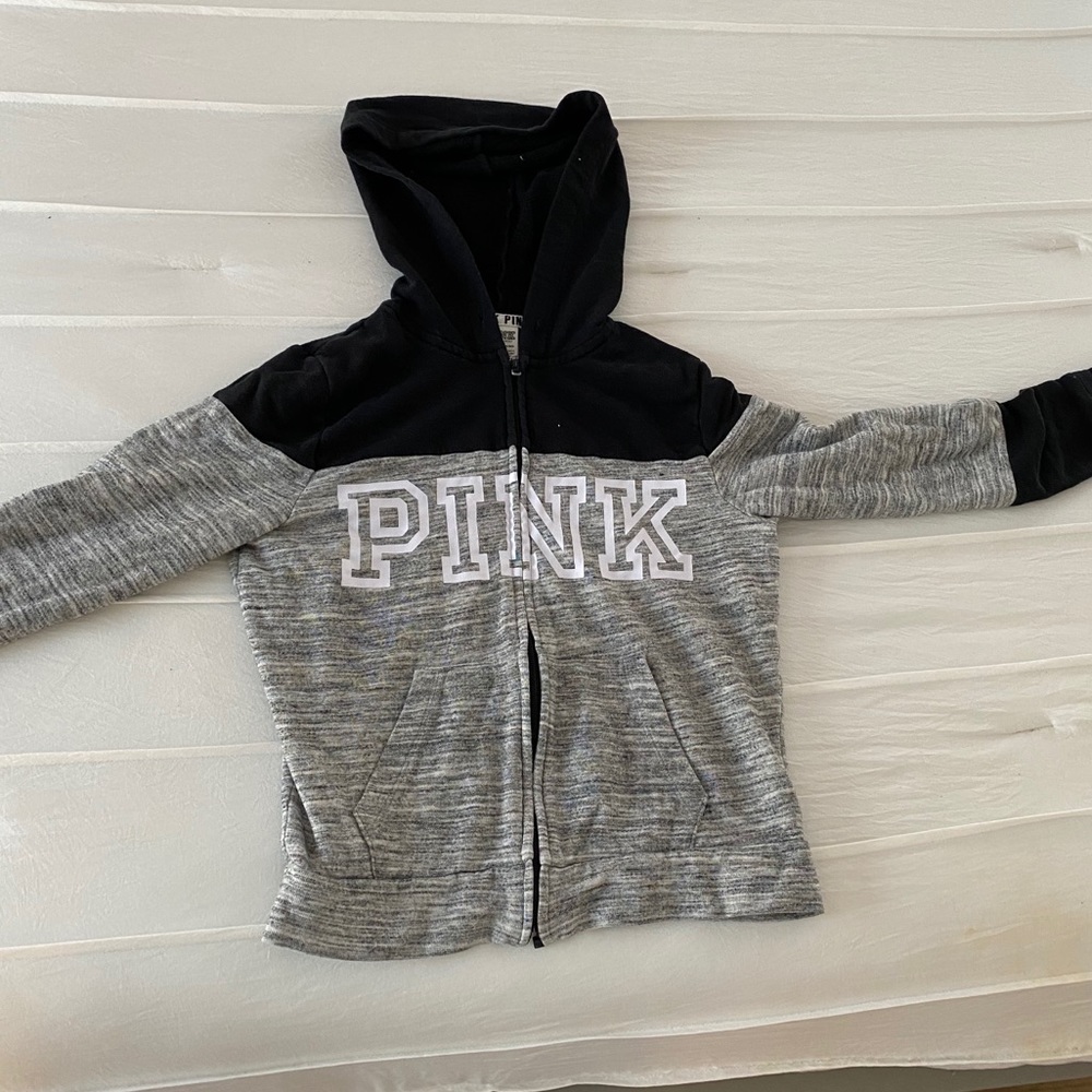 pink zip up